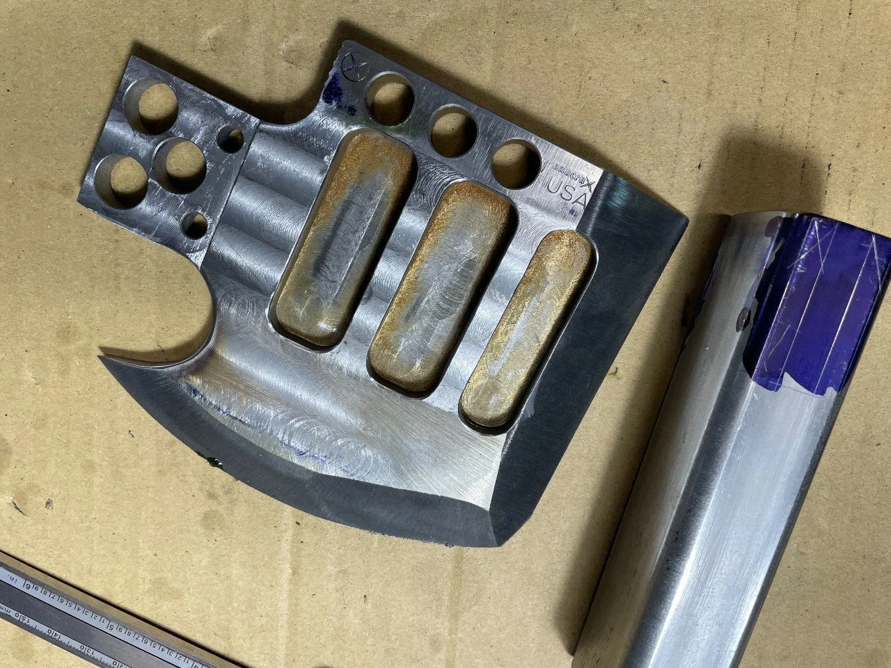 JP PAXE (prototype) custom hatchet-axe hybrid