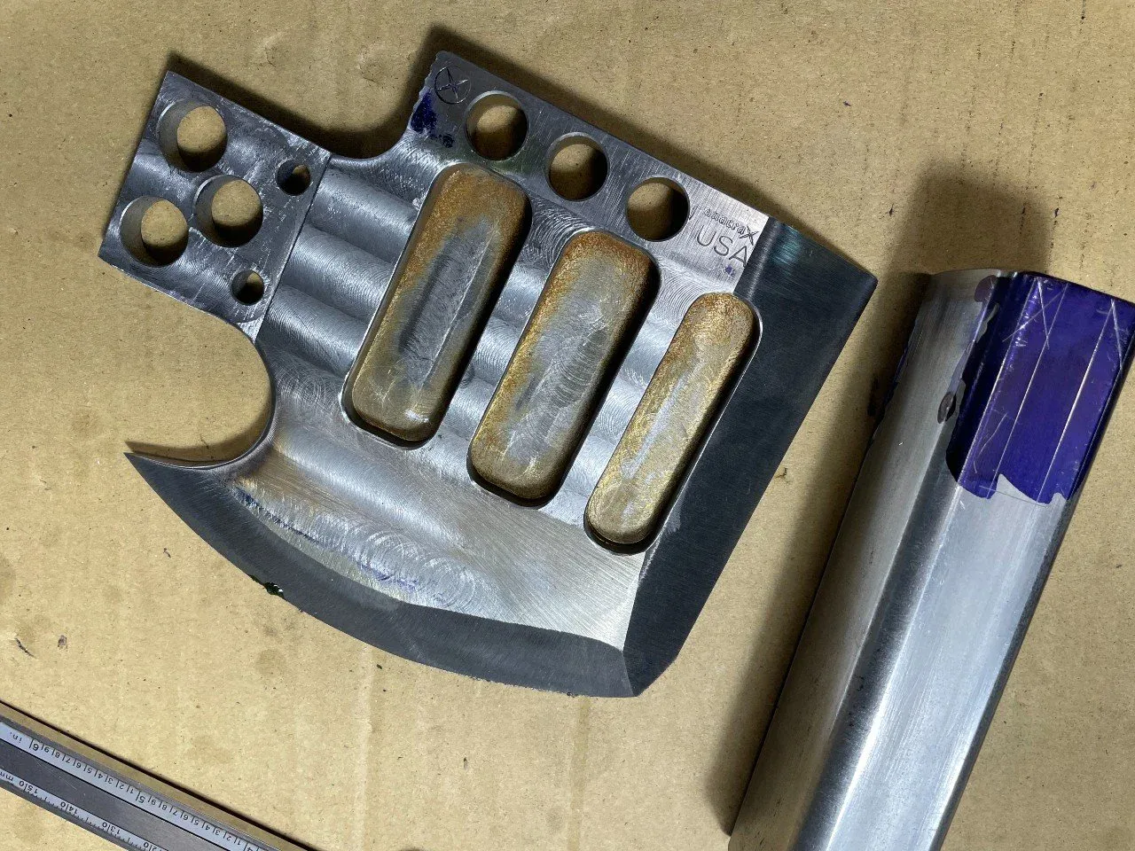 JP PAXE (prototype) custom hatchet-axe hybrid