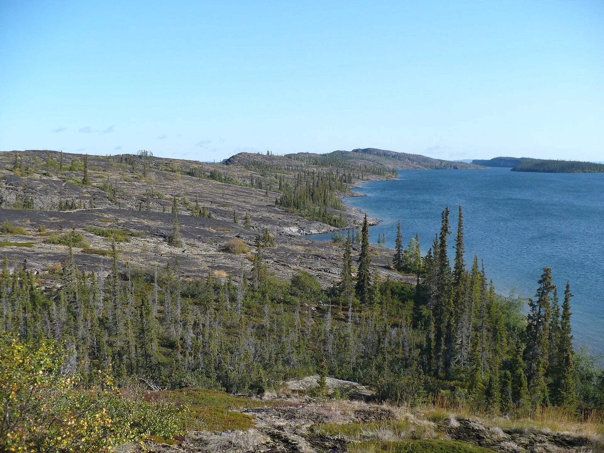 East Arm of Great Slave Lake, Northwest Territories (near Łutselk'e) landscape